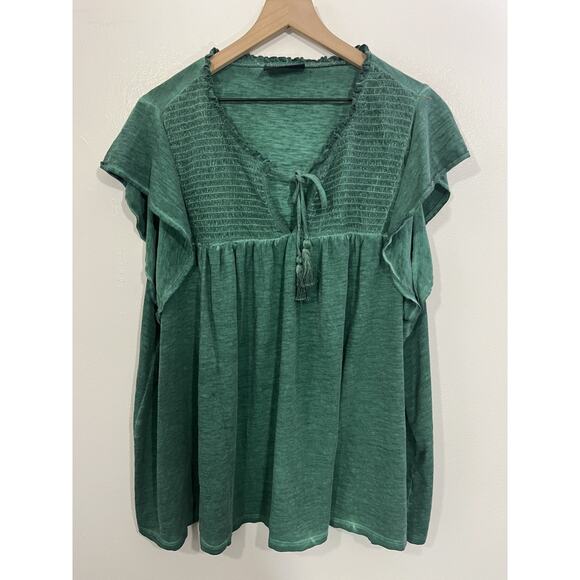 Boho Cottage Peasant Tunic Top 26 Romantic Prairie Flowy Goblin Grunge Cabin Y2K - Picture 1 of 14
